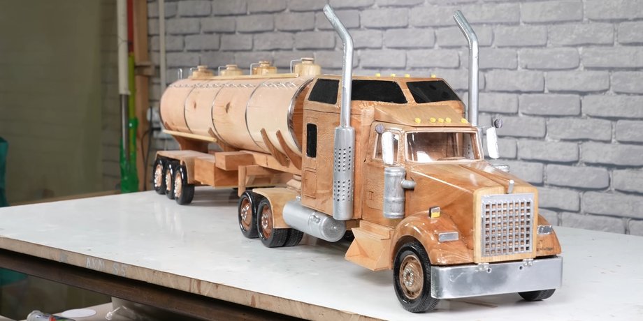 Kenworth, Kenworth W900LX, Відео, Фото, Авто, Автомобілі, Вантажівки, Тягач, Майстер, Умілець, Деталі, Масштабна модель