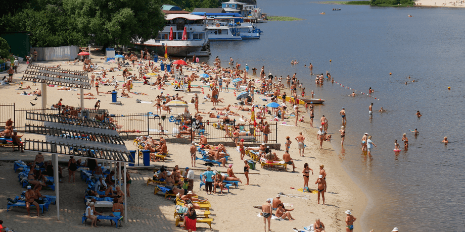 Пляж "Детский", Киев, фото