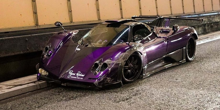 Pagani Zonda 760 LH, Pagani Zonda, Льюїс Гамільтон, авто Льюїса Гамільтона, розбитий суперкар
