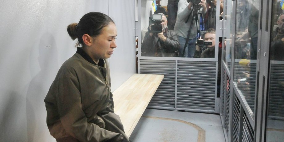 Зайцева в суде / Фото: УНИАН