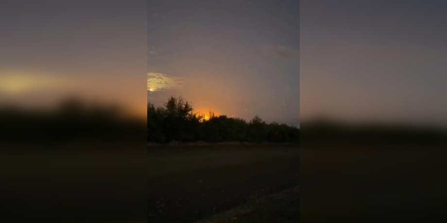 пожежа у Саратовській області РФ після атаки дронів 28 серпня