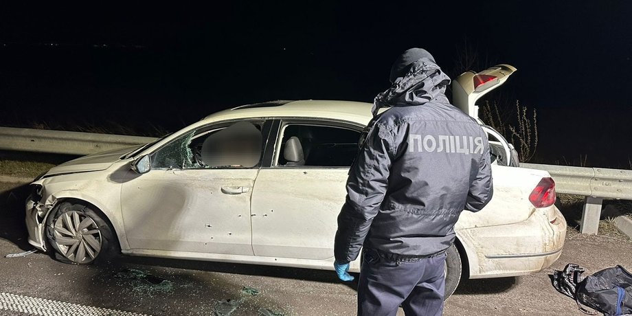 Днепропетровская область, расстрел авто, полиция