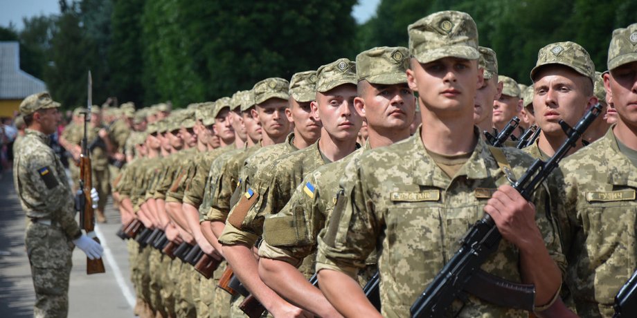 Украинские военнослужащие, мобилизация, призыв в армию