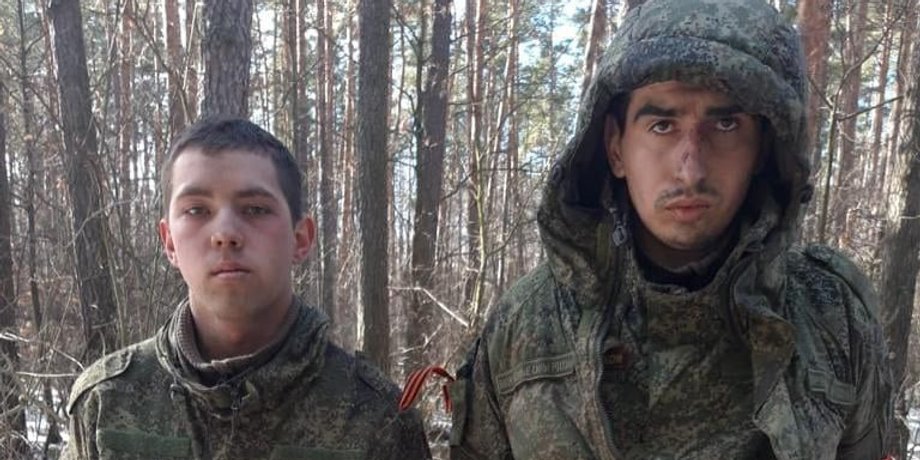 Полонені російські військові, полонені, російські військові, війна в Україні, напад на українську