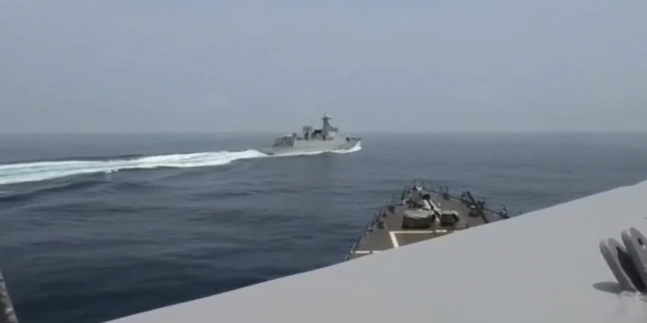 эсминцы НОАК и ВМС США