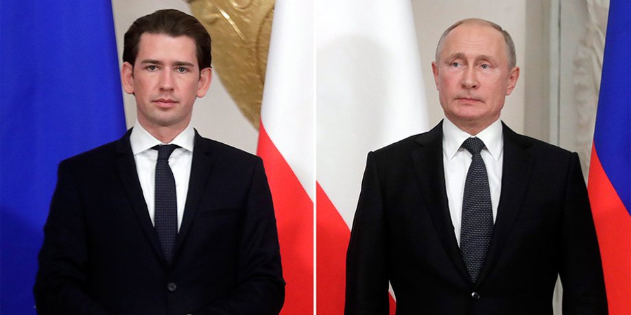 Себастьян Курц, Владимир Путин, Джо Байден, Вена, Донбасс