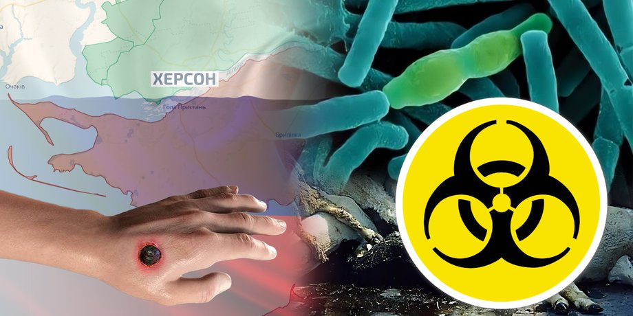 сибирская язва, Херсонская область, оккупированная Херсонская область, ГУР, Евгений Ерин