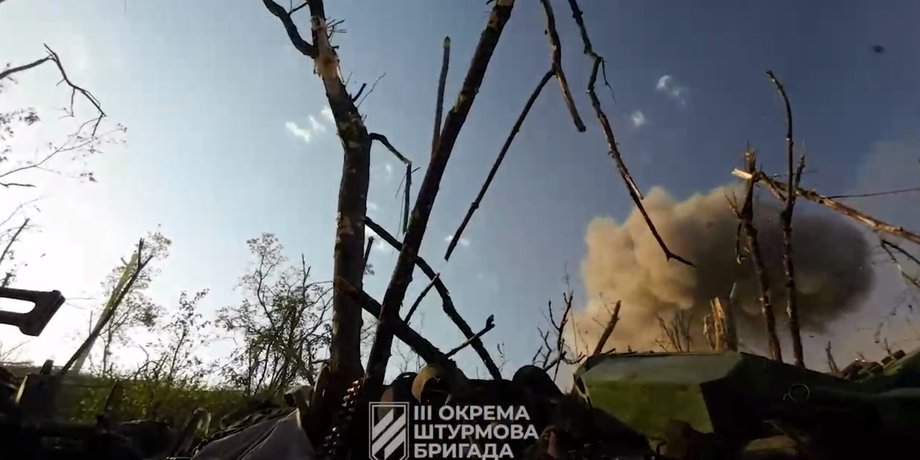 Бой под Бахмутом, Донбасс, бой