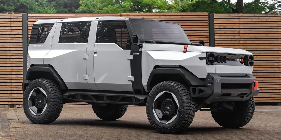 Mahindra, Mahindra Thar.e, Авто, Автомобили, Внедорожник, Внедорожники, Концепт-кар, Видео, Новинки