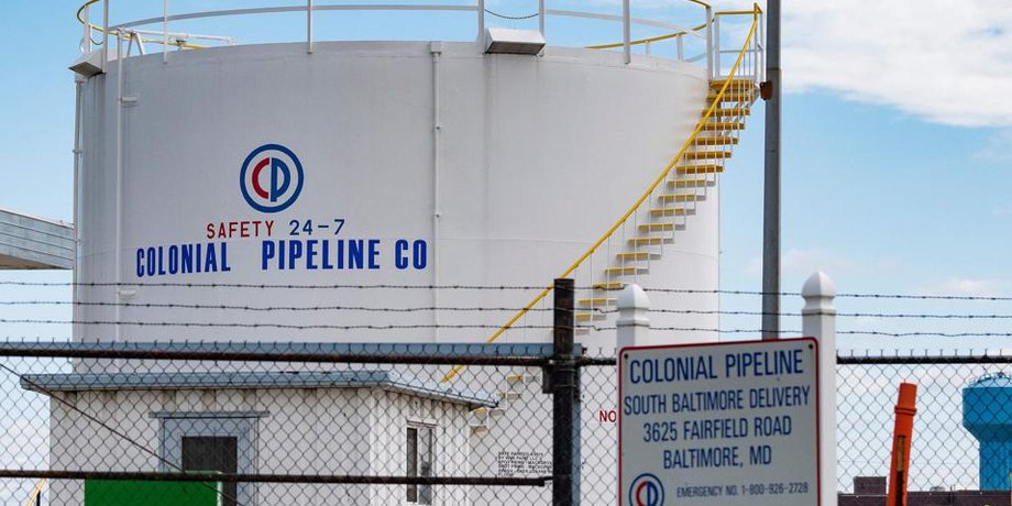 Colonial Pipeline, нафтопровід, кібератака, хакери, викуп