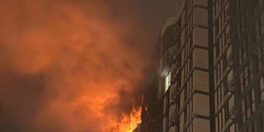 обстрел Одессы 24 января, обломки шахеда попали в жилой дом, пожал после взрыва обломков