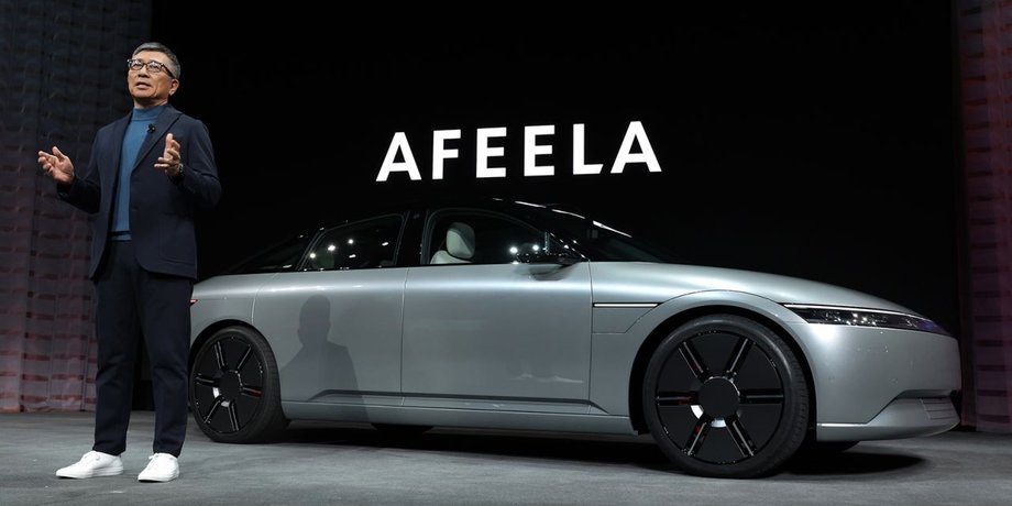автомобіль соні, автомобіль Sony, Sony Afeela, новий Sony Afeela, електромобіль Sony