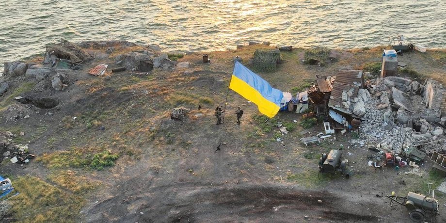 украинский флаг