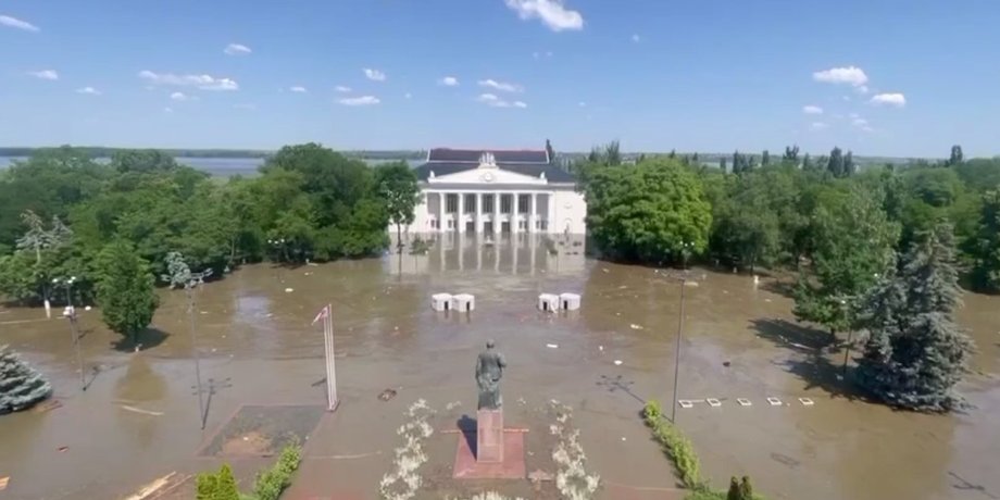 каховская гэс, ГЭС, подрыв Каховской ГЭС, подрыв дамбы, Каховка, затопление, потоп