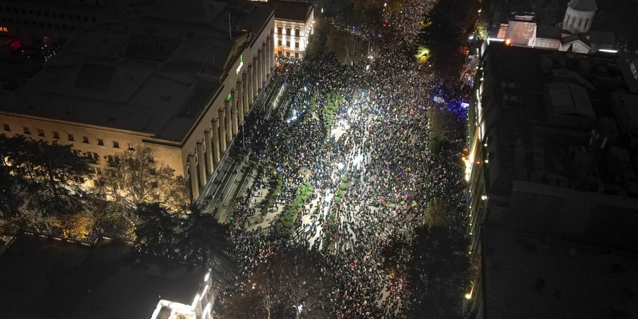 новости мира, новости грузии, протесты в грузии, ес