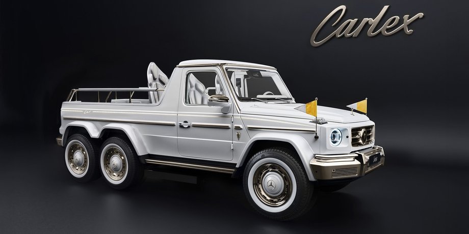 шестиколісний гелендваген, тюнінг Геледвагена, Mercedes G-Class, папамобіль Mercedes