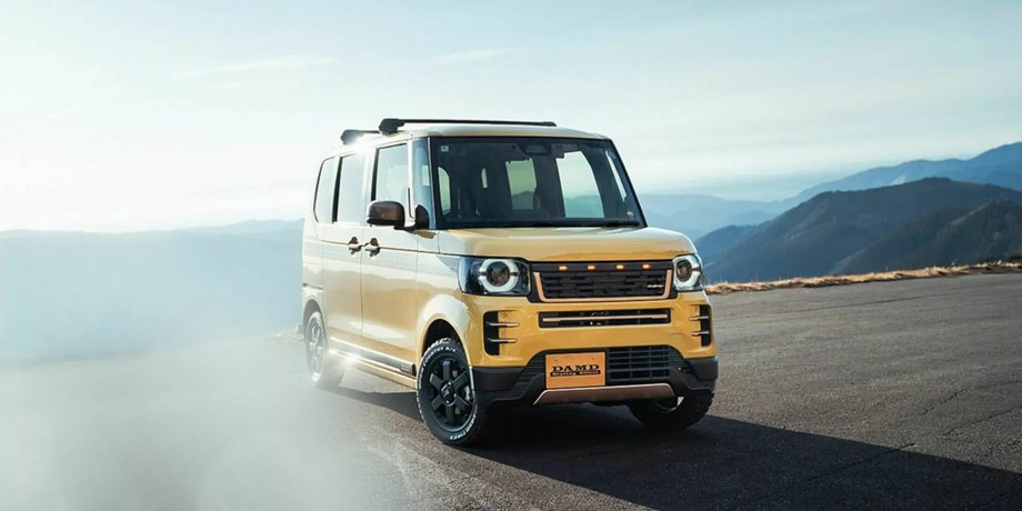 Honda N-Box, тюнінг Honda, Range Rover