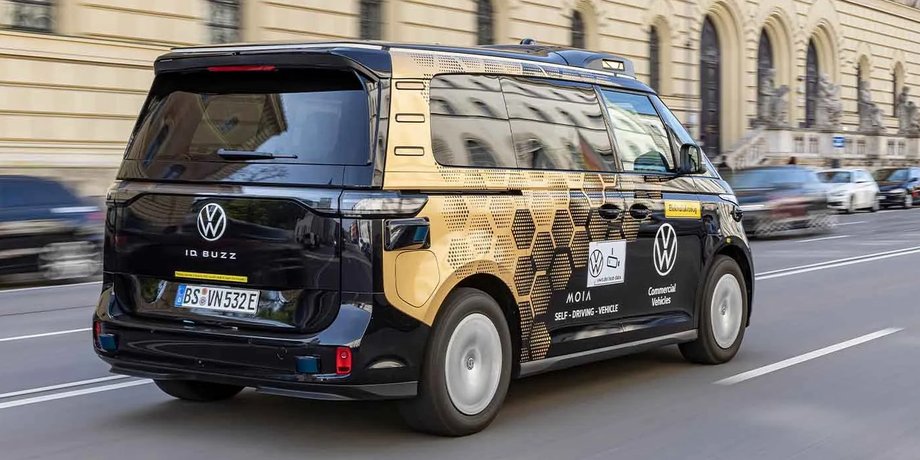 Volkswagen, Volkswagen ID.Buzz, Авто, Автомобили, Электромобили, Беспилотный транспорт, Автономное такси, Фото