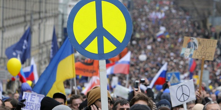 Марш мира 15 марта в Москве / Фото: postomania.ru