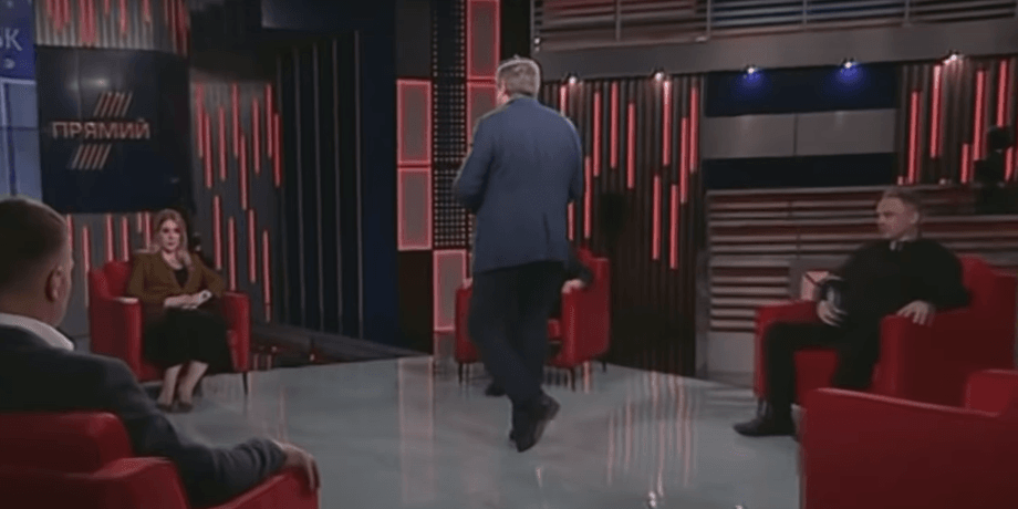 александр качный, нардеп, опзж, сбежал с эфира, сбежал со студии, вопрос о донбассе, ситуация на донбассе