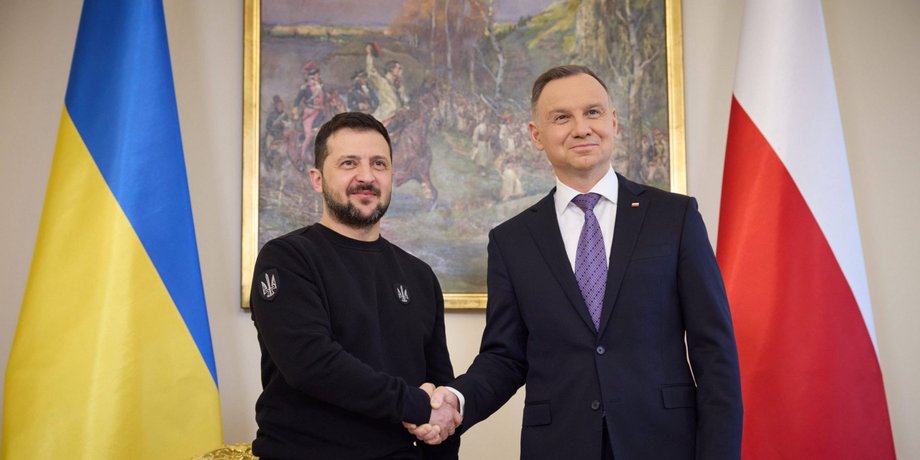Володимир Зеленський, президенти, Анджей Дуда, політики