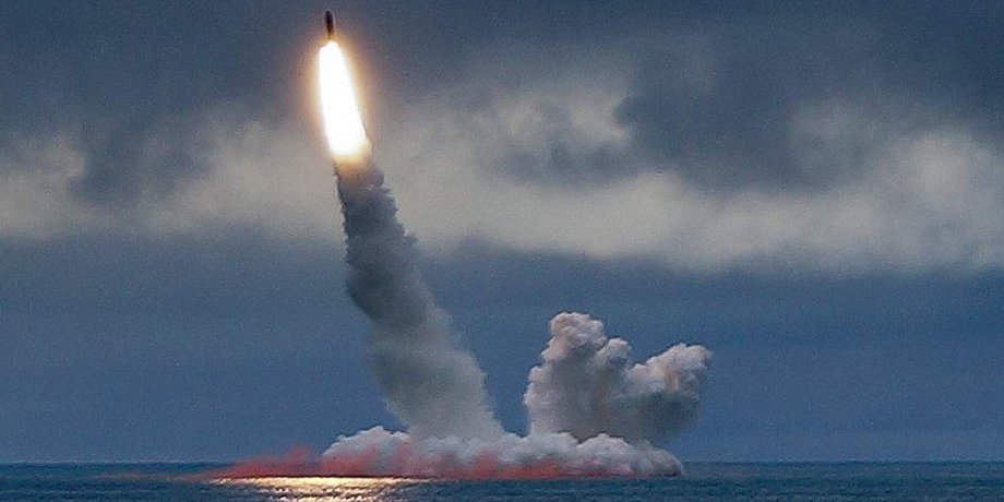 запуск російської ракети булава