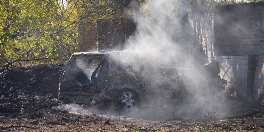 ВС РФ уничтожили стоянку авто