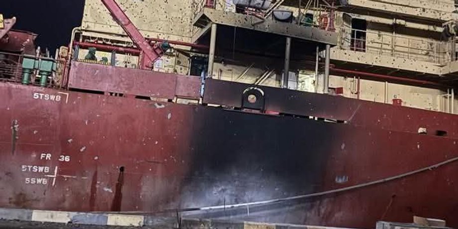 Последствия удара по Одесскому морскому порту