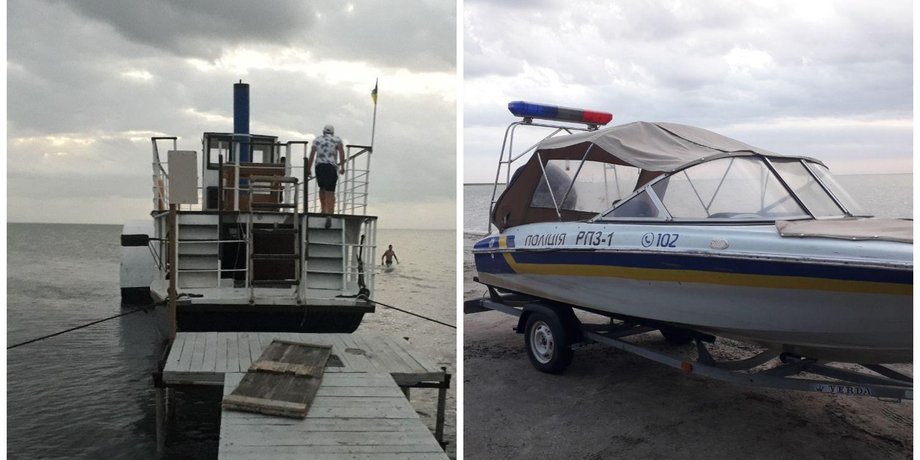 катер, НП з катером, НП в Кирилівці, порятунок катера в Азовському морі