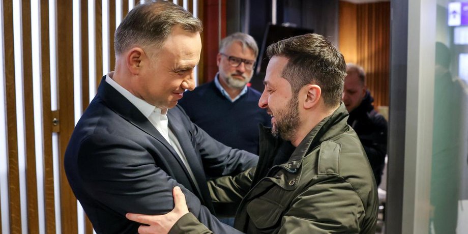 Владимир Зеленский, Анджей Дуда, президент Польши, президент Украины, официальный визит, встреча в Варшаве, встреча лидеров