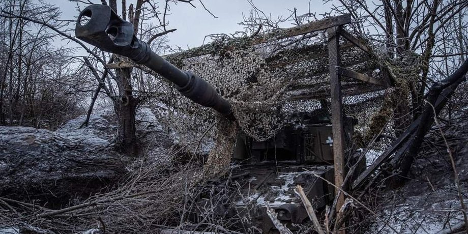 САУ ЗСУ, САУ, українські війська, українська САУ, позиція ЗСУ