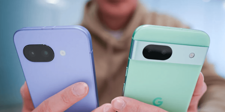 Смартфон Samsung и смартфон Google Pixel