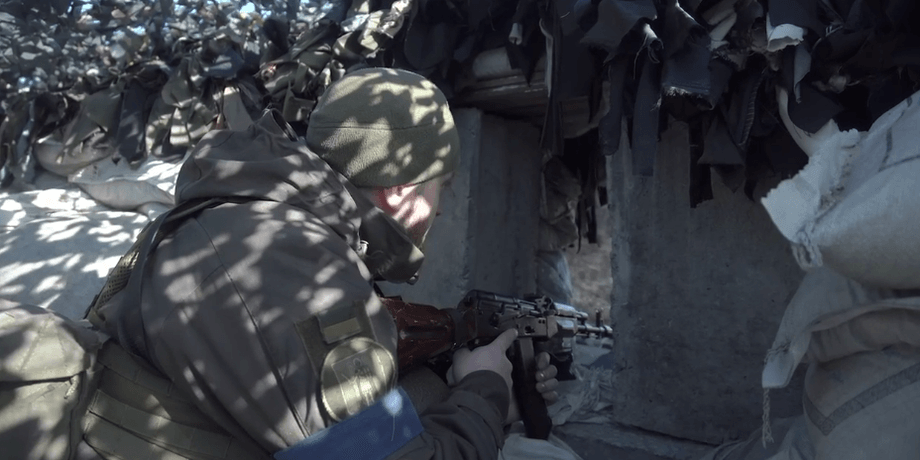 военный, блокпост, мужчина, опорный пункт, киев