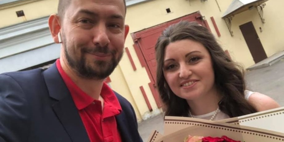 Журналист Роман Цимбалюк  и Татьяна Шевченко/Фото: facebook.com/RomanTsymbaliuk