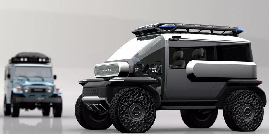Toyota Baby Lunar Cruiser, луноход Toyota, внедорожник Toyota