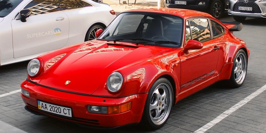 Porsche 911 Turbo, Porsche 911, Porsche 911 Turbo 964, спорткар Porsche
