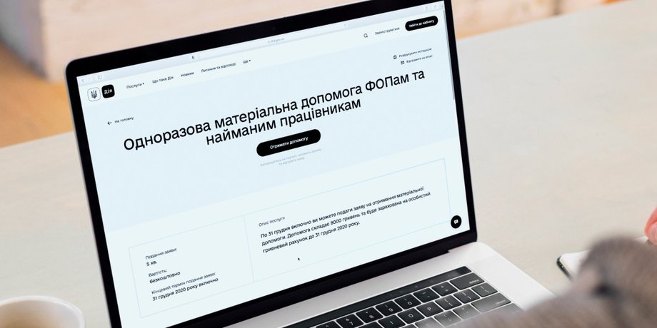 дія, фоп, флп, выплаты, 8 тысяч, минцифры