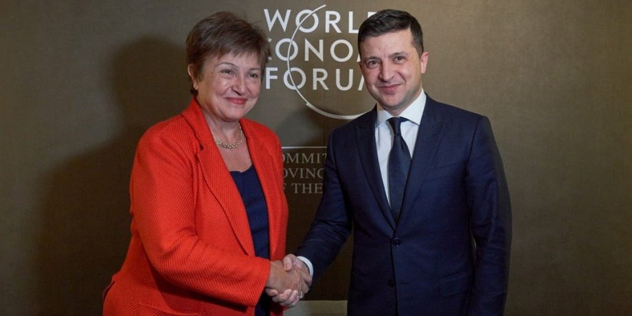 Володимир Зеленський, Крісталіна Георгієва, Зеленський і Георгієва