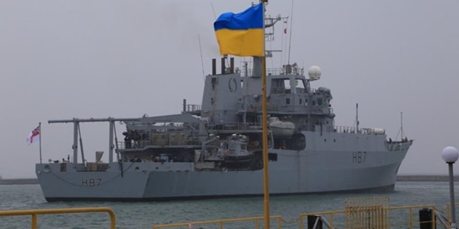 HMS Echo в порту Одессы/Фото: Думская