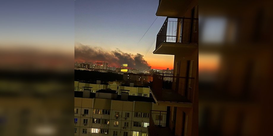 пожежа у Воронежі після атаки дронів 26 жовтня