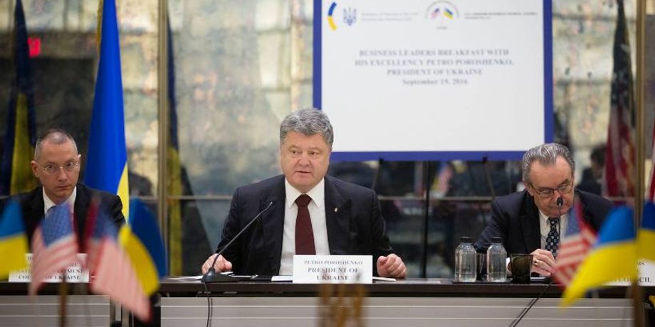 Петр Порошенко на встрече в Нью-Йорке / Фото: facebook.com/petroporoshenko