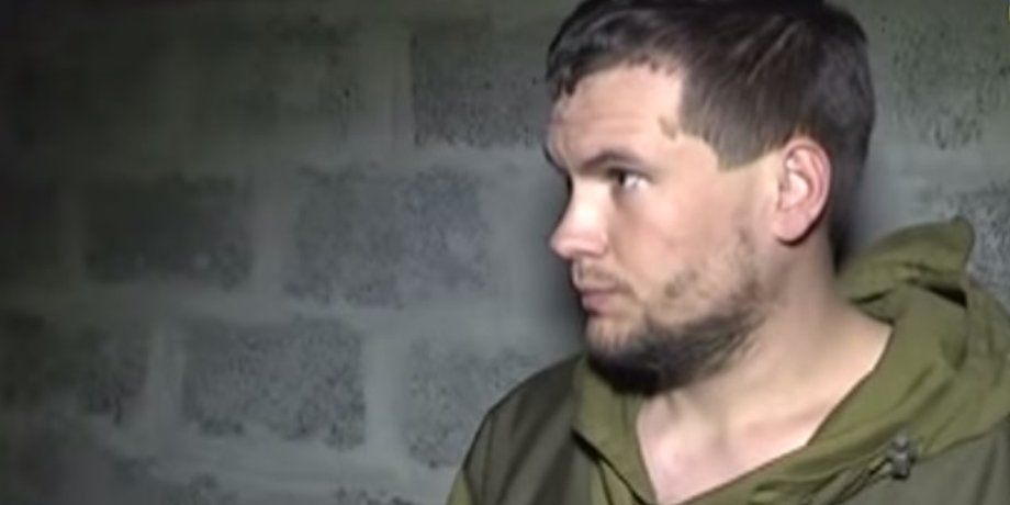 Задержанный боевик / Фото: кадр из видео Youtube