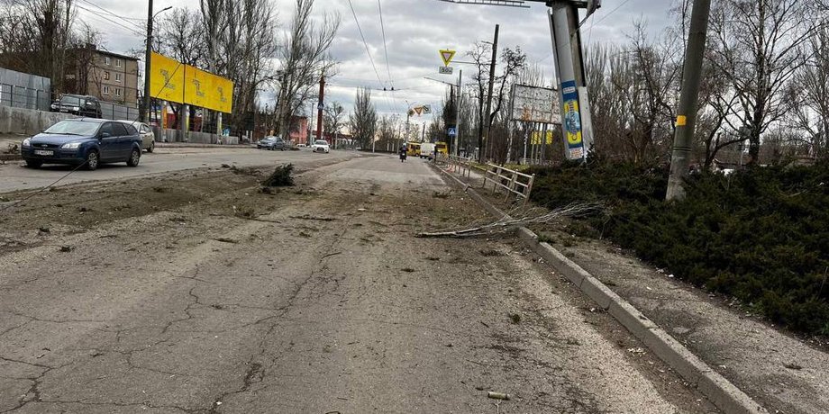 обстрел Херсона, выступление Путина, война России против Украины, результат обстрелов