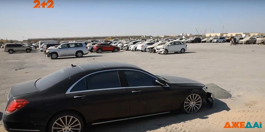 кладбище авто, свалка авто, битые авто, авто из ОАЭ