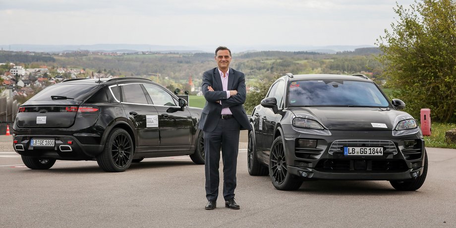 Электромобиль Porsche Macan, Porsche Macan, новый Porsche Macan, Porsche Macan 2024, электрокроссовер Porsche Macan