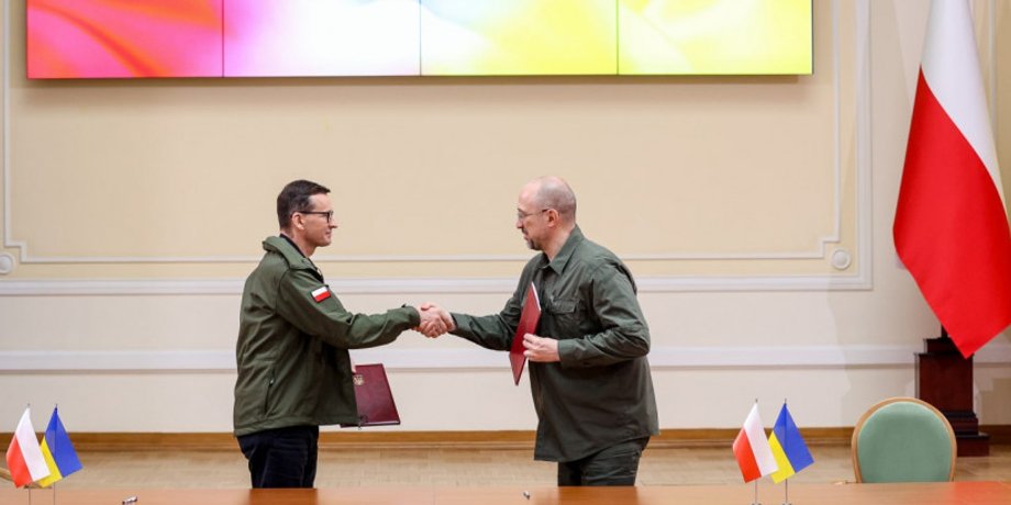 Співпраця Польщі та України, Денис Шмигаль та Матеуш Моравецький, військова співпраця