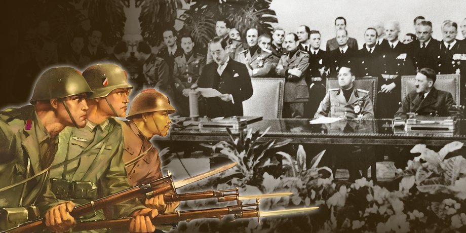 Берлінський пакт 1940 року, Пакт трьох держав 1940 року, Потрійний пакт, вісь зла, друга світова війна, історія Другої світової війни,