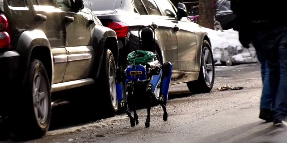робот-пес, Boston Dynamics, полиция