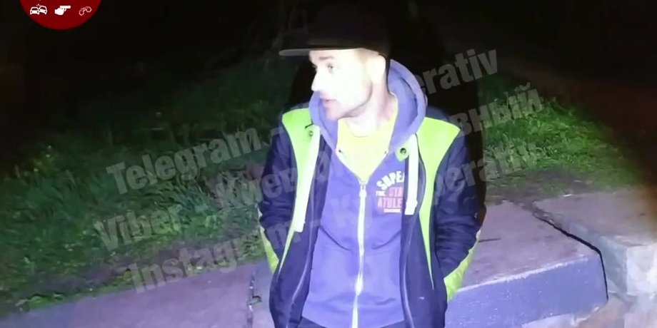 курьер, поставщик еды, киев, полиция, мотороллер, погоня, выстрелы