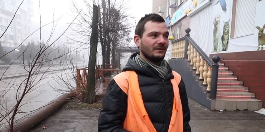 Бердянск, оккупация, война, дворник